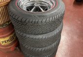 64-66 Mustang wheels and tires.